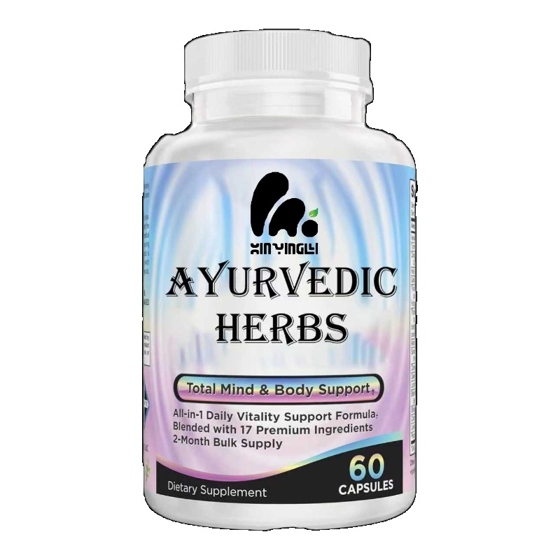Ayurvedic & Herbal Wellness Kits - 60 cápsulas de complexo herbal ayurvédico