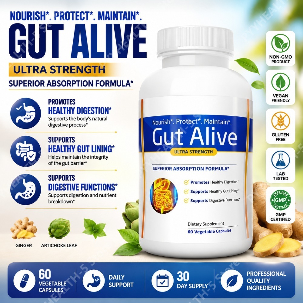 Tulsi Holy Basil - Suplemento Natural Gut Alive para Saúde