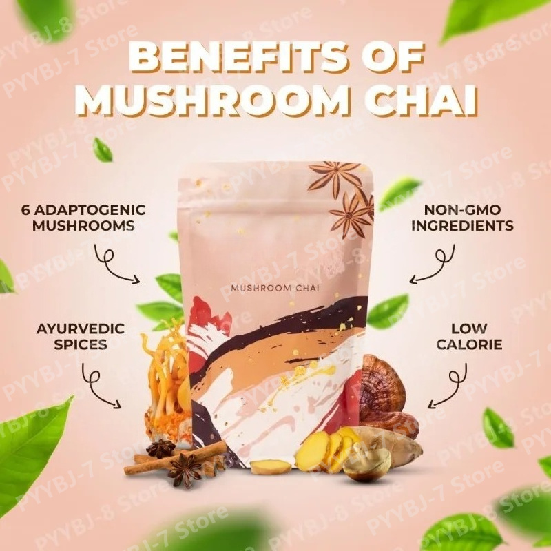 Chá de Ervas Chai com Cogumelo - Ayurvedic & Herbal Wellness Kits avaliação e preço