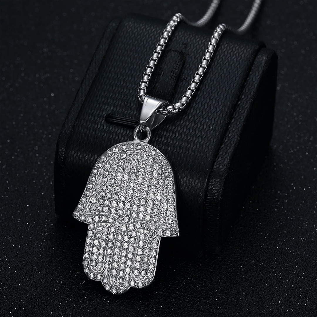 Colar Amuleto Hip Hop Iced Out - Tulsi Holy Basil avaliação e preço