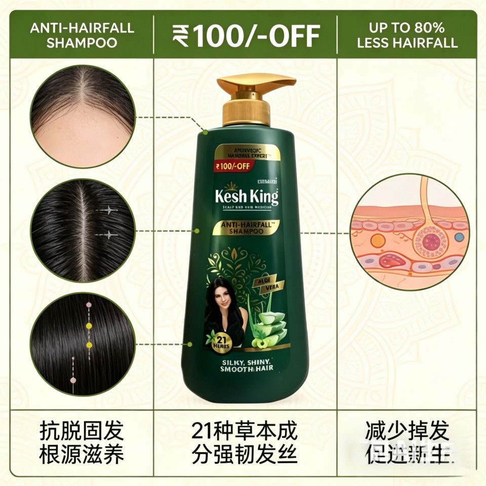 Shampoo Ayurvédico Anti-Queda  - Ayurvedic & Herbal Wellness Kits avaliação e preço