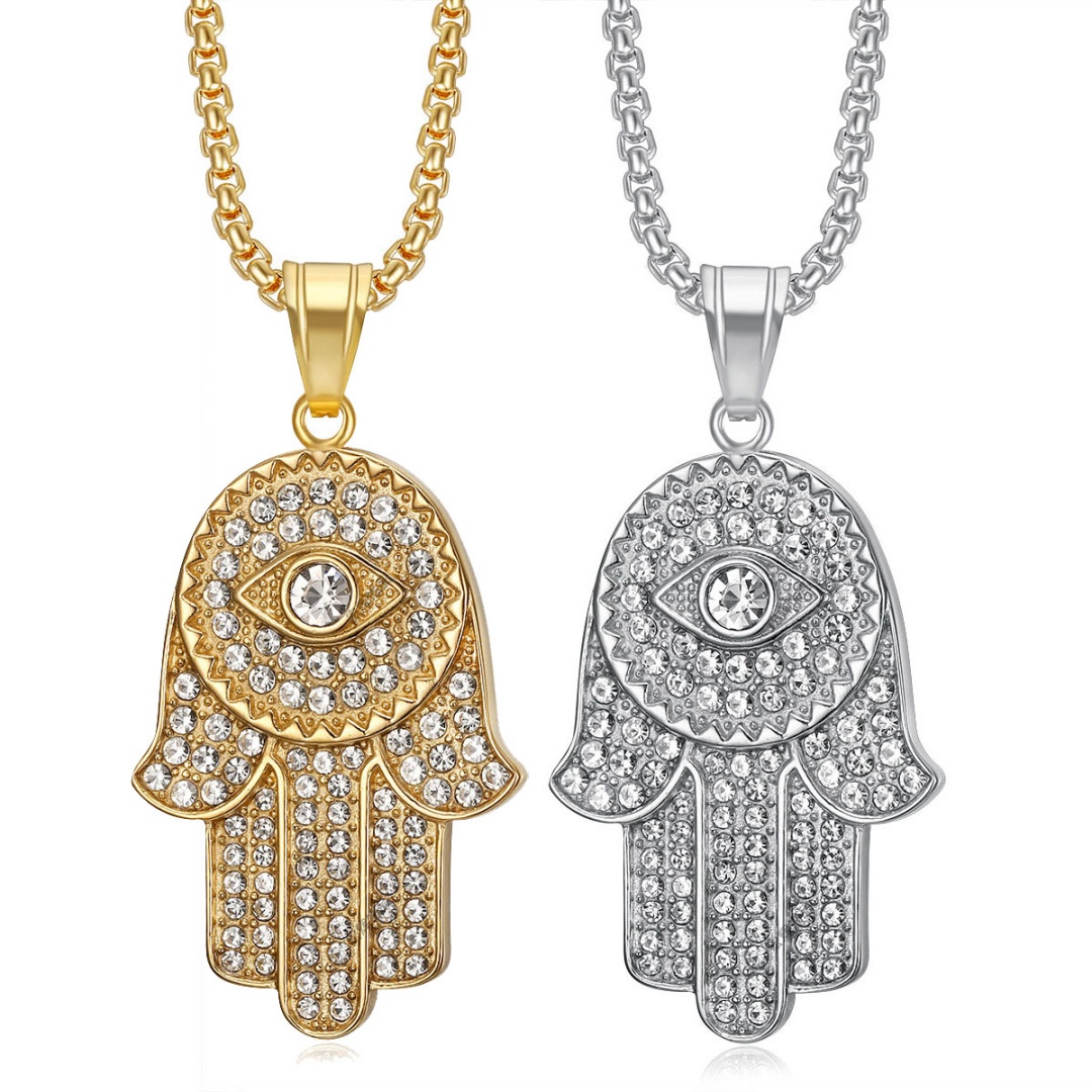 Colar Amuleto Hip Hop Iced Out - Tulsi Holy Basil avaliação e preço