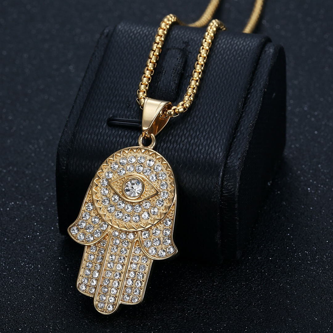 Colar Amuleto Hip Hop Iced Out - Tulsi Holy Basil avaliação e preço