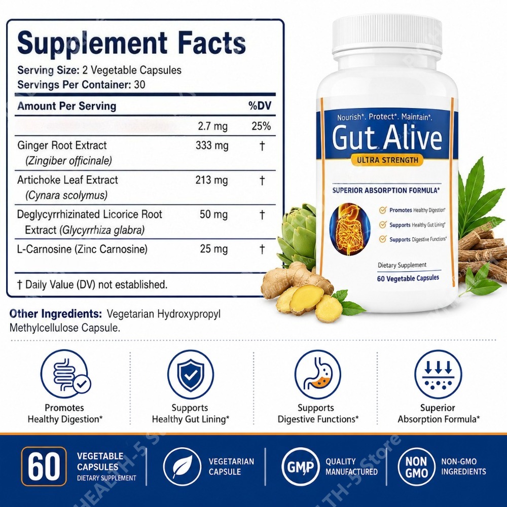 Suplemento Natural Gut Alive p - Tulsi Holy Basil avaliação e preço