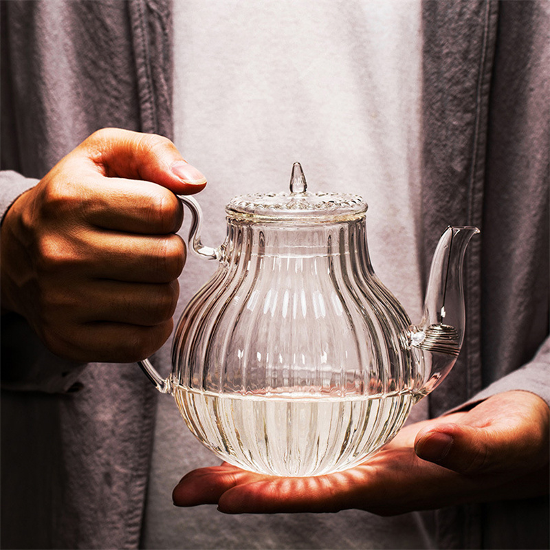 Chaleira de Vidro Listrada de  - Nettle Leaf Tea avaliação e preço