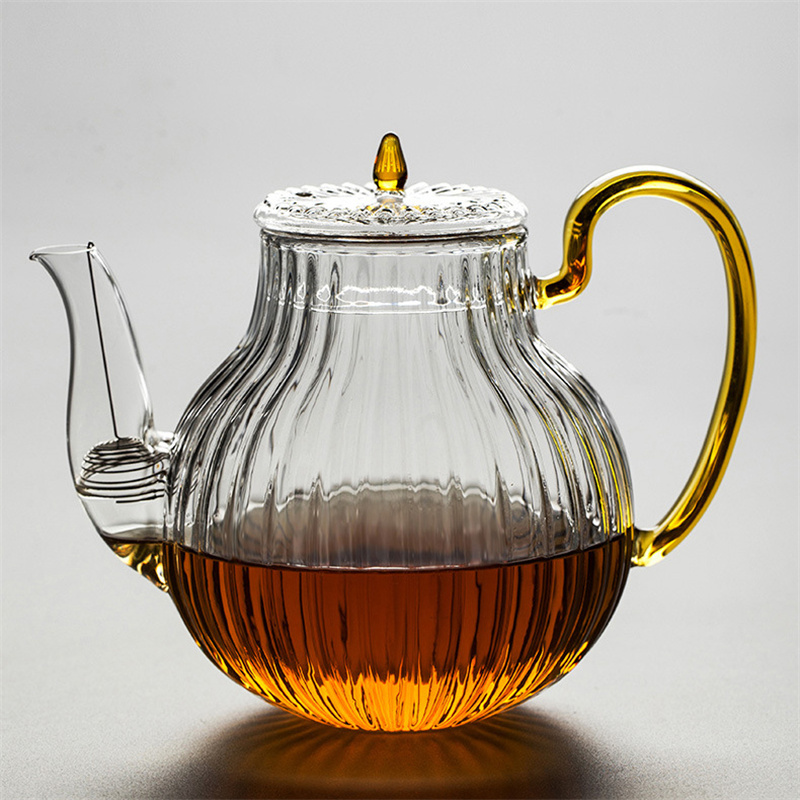Chaleira de Vidro Listrada de  - Nettle Leaf Tea avaliação e preço