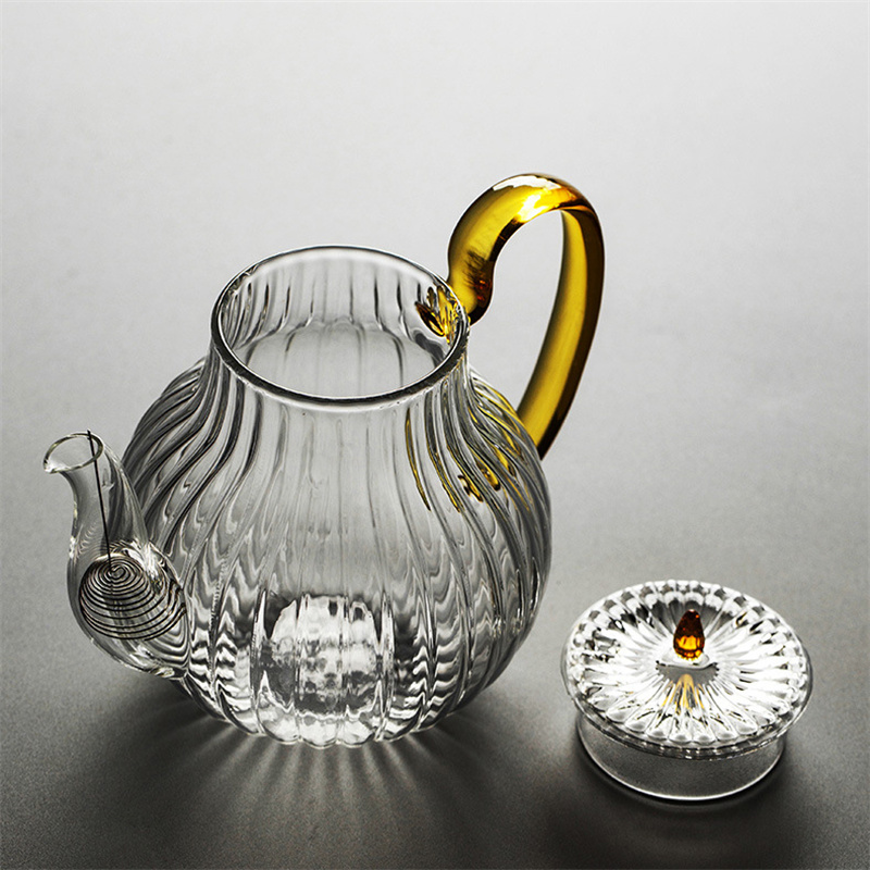 Chaleira de Vidro Listrada de  - Nettle Leaf Tea avaliação e preço